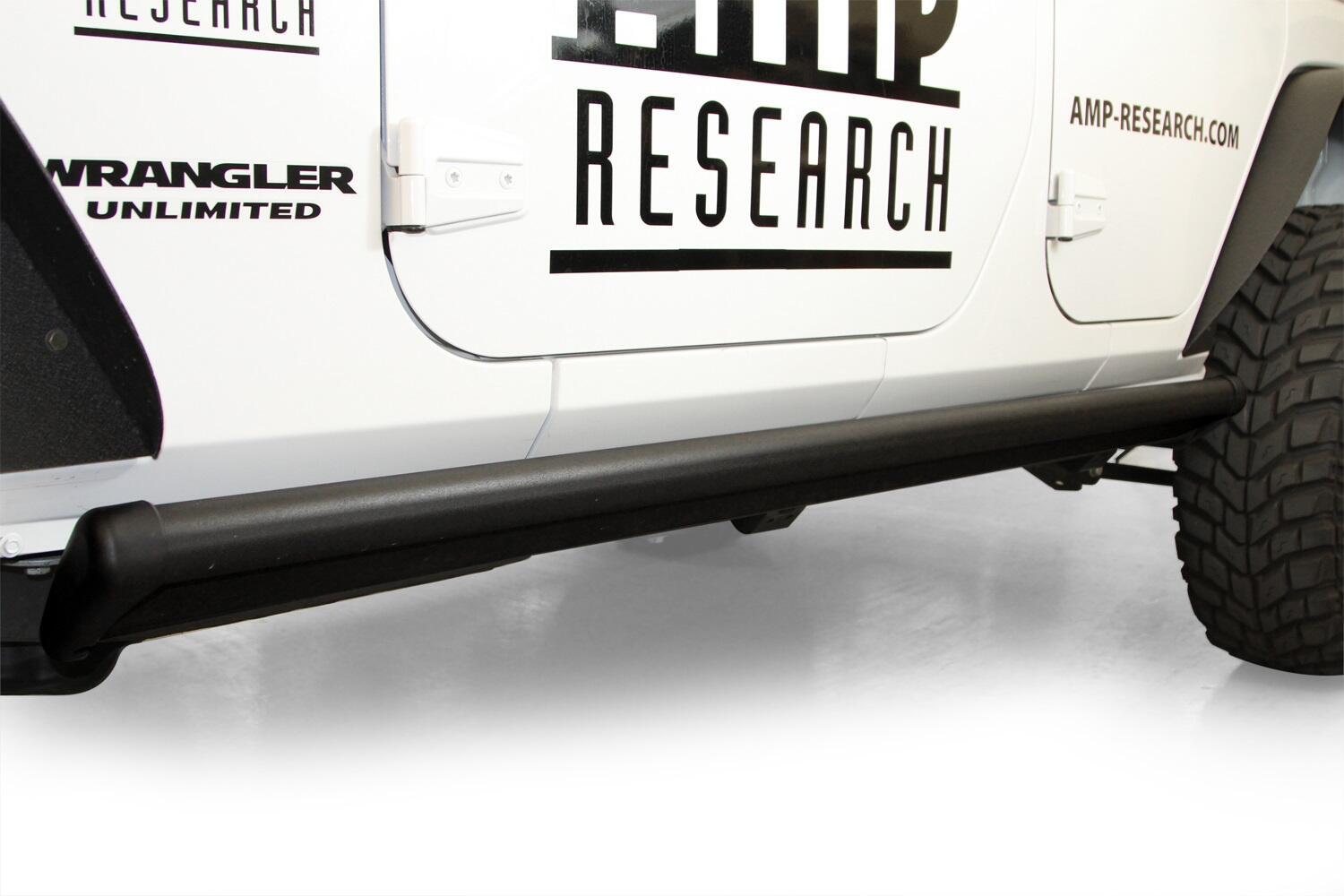 PowerStep Running Boards For 18-24 Jeep Wrangler JL 4dr AMP Research