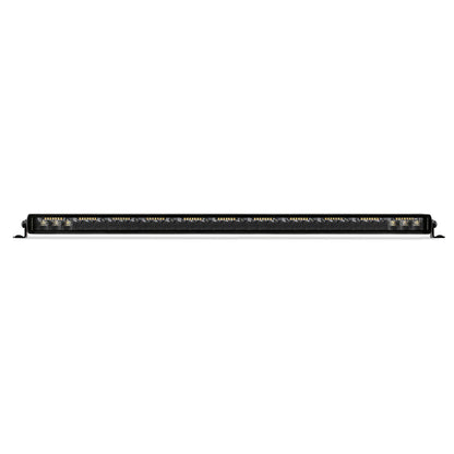 Go Rhino Blackout Combo Series Lights 31.5 Inch Single Row LED Light Bar With Amber Lighting Black Go Rhino