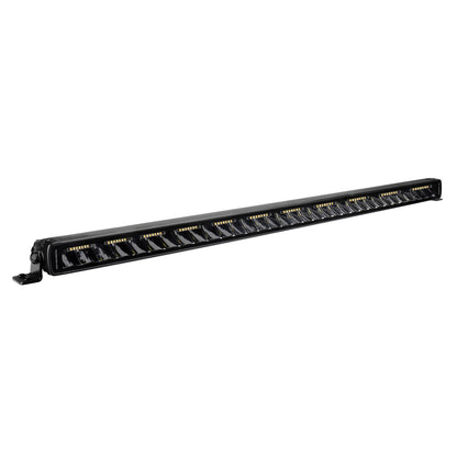 Go Rhino Blackout Combo Series Lights 31.5 Inch Single Row LED Light Bar With Amber Lighting Black Go Rhino