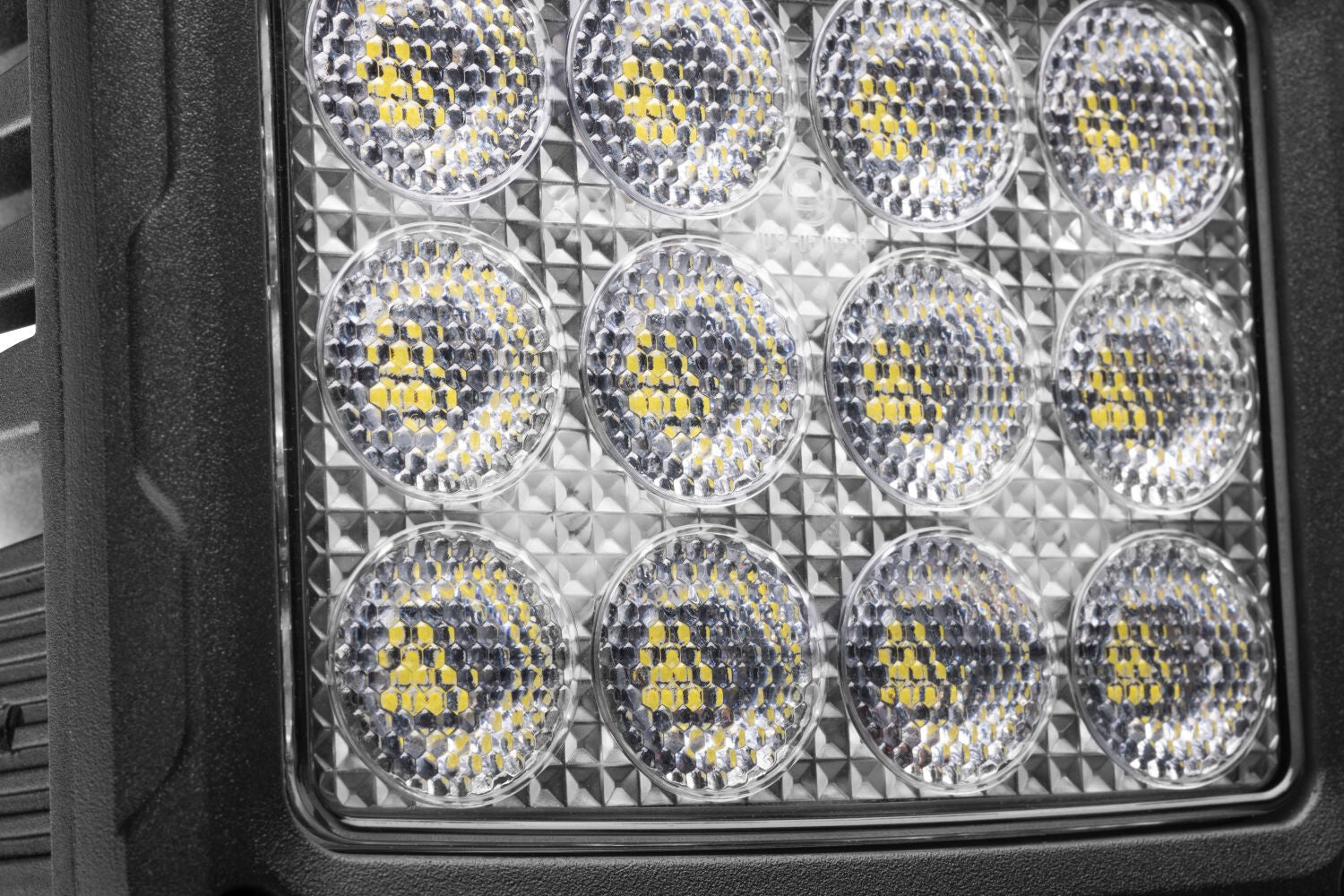 Go Rhino Bright Series Lights 5 Inch Rectangle Single LED Spot Light Kit Black Go Rhino