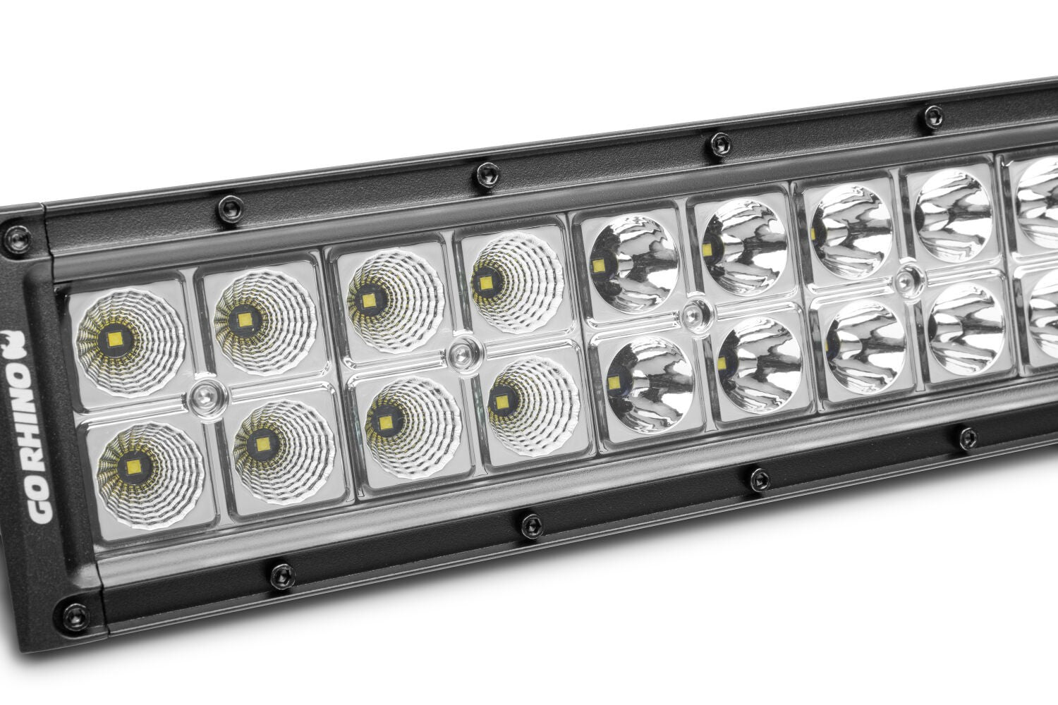 Go Rhino Bright Series Lights 31.5 Inch Double Row LED Light Bar Black Go Rhino