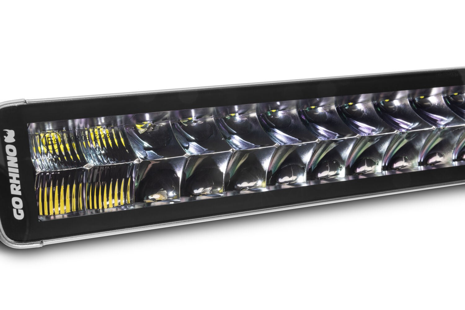 Go Rhino Blackout Series Lights 21.5 Inch Double Row LED Light Bar Black Go Rhino