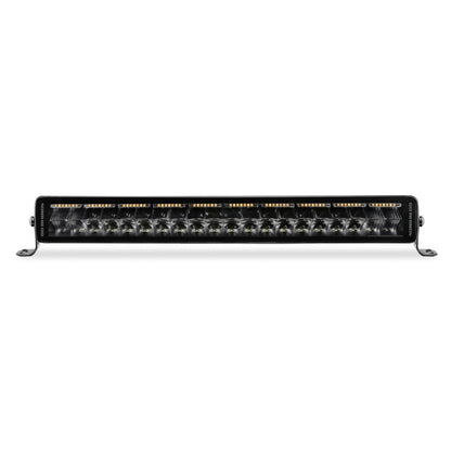 Go Rhino Blackout Combo Series Lights 21.5 Inch Double Row LED Light Bar With Amber Lighting Black Go Rhino