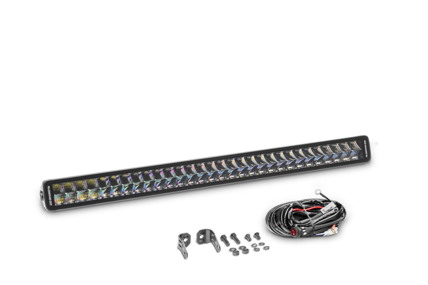 Go Rhino Blackout Series Lights 32 Inch Double Row LEDLight Bar Black Go Rhino