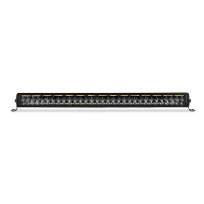 Go Rhino Blackout Combo Series Lights 32 Inch Double Row LED Light Bar With Amber Lighting Black Go Rhino