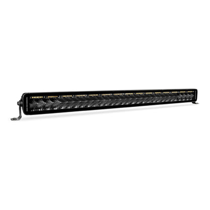 Go Rhino Blackout Combo Series Lights 32 Inch Double Row LED Light Bar With Amber Lighting Black Go Rhino