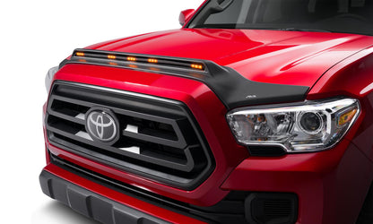 Aeroskin LightShield Hood Shield for 2016-2023 Toyota Tacoma Black AVS
