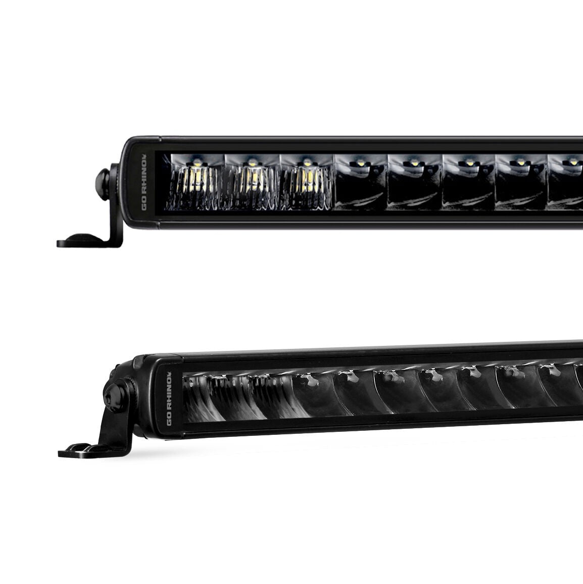 Go Rhino Blackout Series Lights 39.5 Inch Single Row LED Light Bar Black Go Rhino