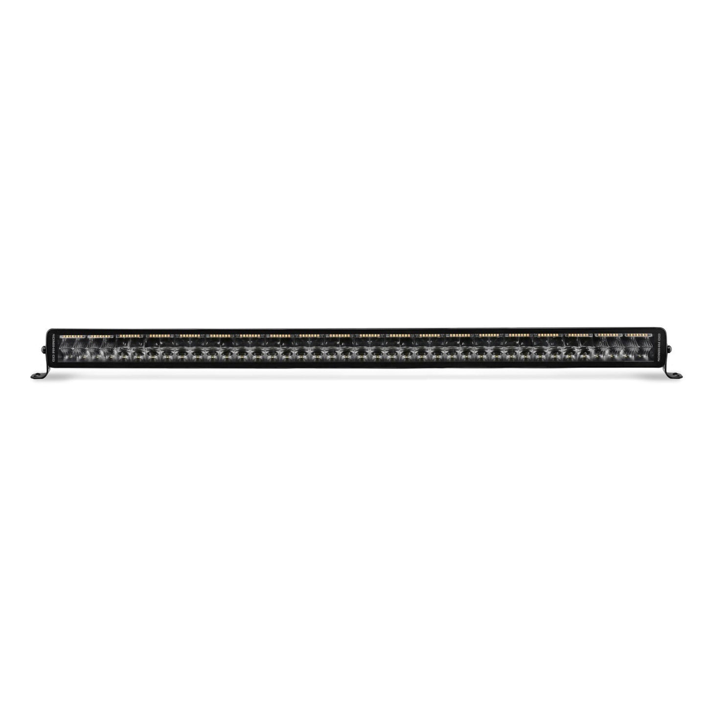 Go Rhino Blackout Combo Series Lights 42 Inch Double Row LED Light Bar With Amber Lighting Black Go Rhino