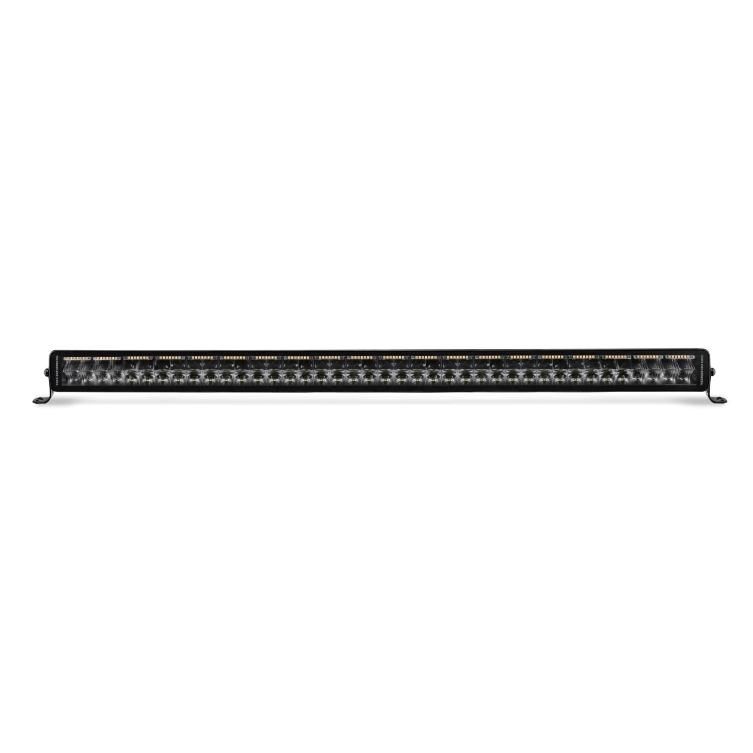 Go Rhino Blackout Combo Series Lights 42 Inch Double Row LED Light Bar With Amber Lighting Black Go Rhino