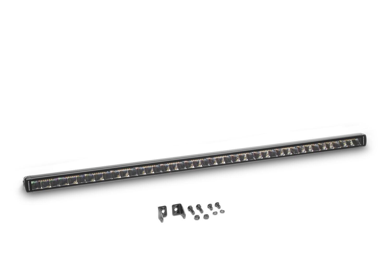 Go Rhino Blackout Combo Series Lights 39.5 Inch Single Row LED Light Bar With Amber Lighting Black Go Rhino