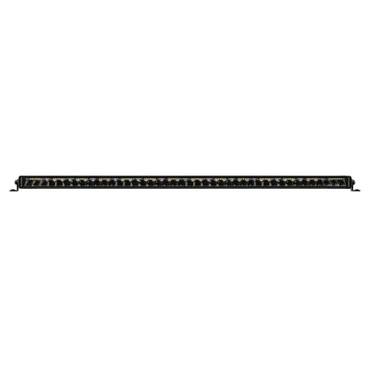Go Rhino Blackout Combo Series Lights 39.5 Inch Single Row LED Light Bar With Amber Lighting Black Go Rhino