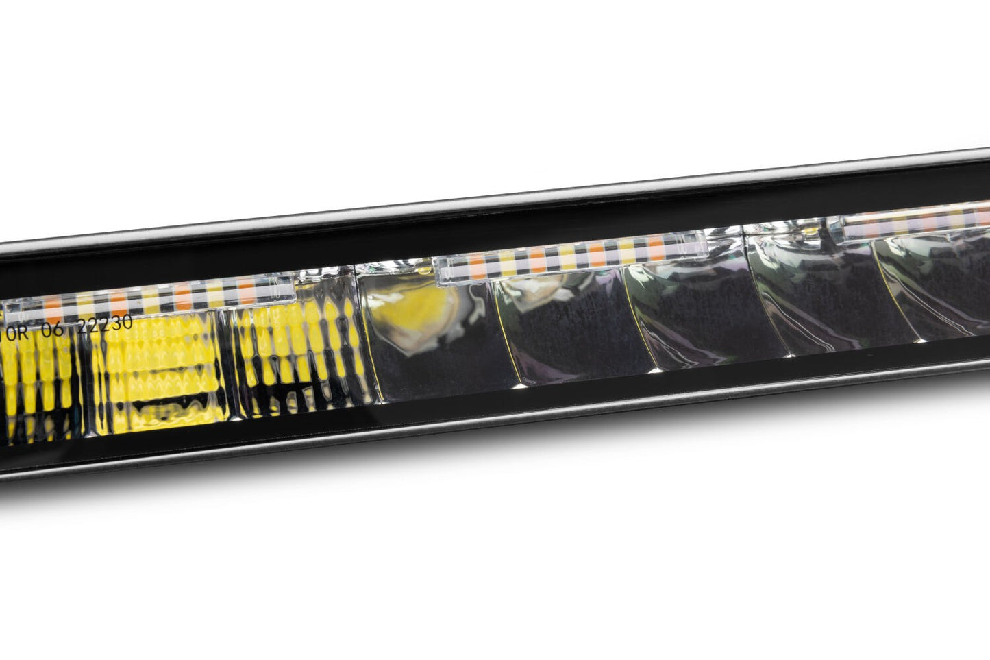 Go Rhino Blackout Combo Series Lights 39.5 Inch Single Row LED Light Bar With Amber Lighting Black Go Rhino