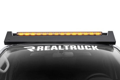 Go Rhino Blackout Combo Series Lights 39.5 Inch Single Row LED Light Bar With Amber Lighting Black Go Rhino