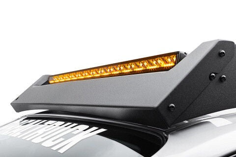 Go Rhino Blackout Combo Series Lights 39.5 Inch Single Row LED Light Bar With Amber Lighting Black Go Rhino