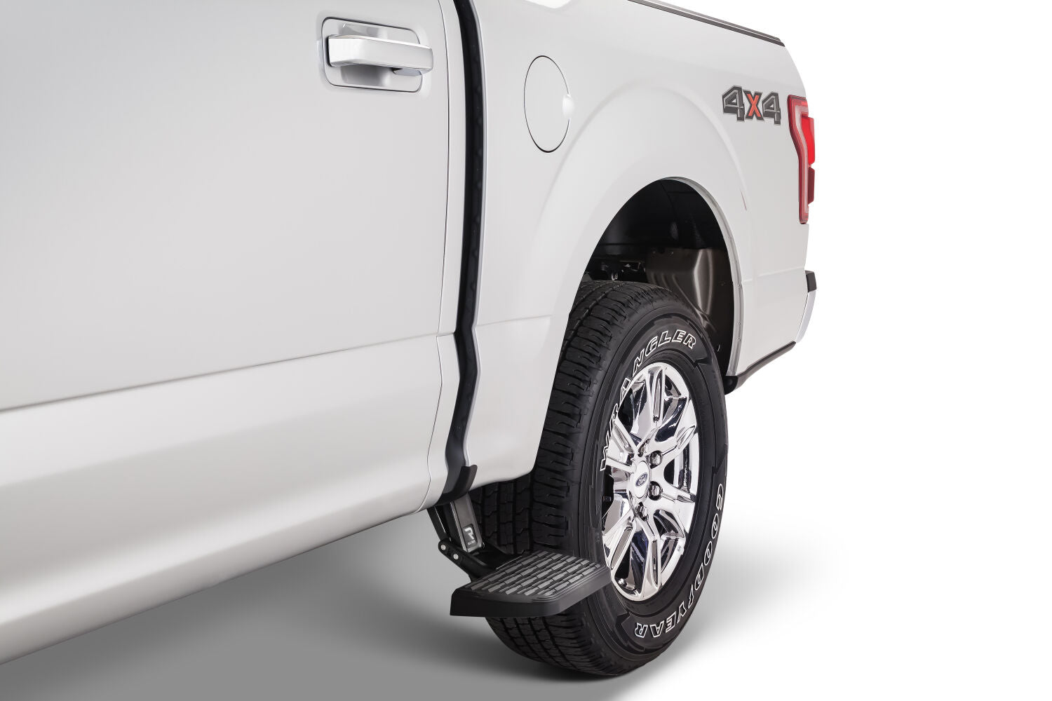 BedStep2 Retractable Truck Bed Side Step For 15-24 Ford F-150 AMP Research