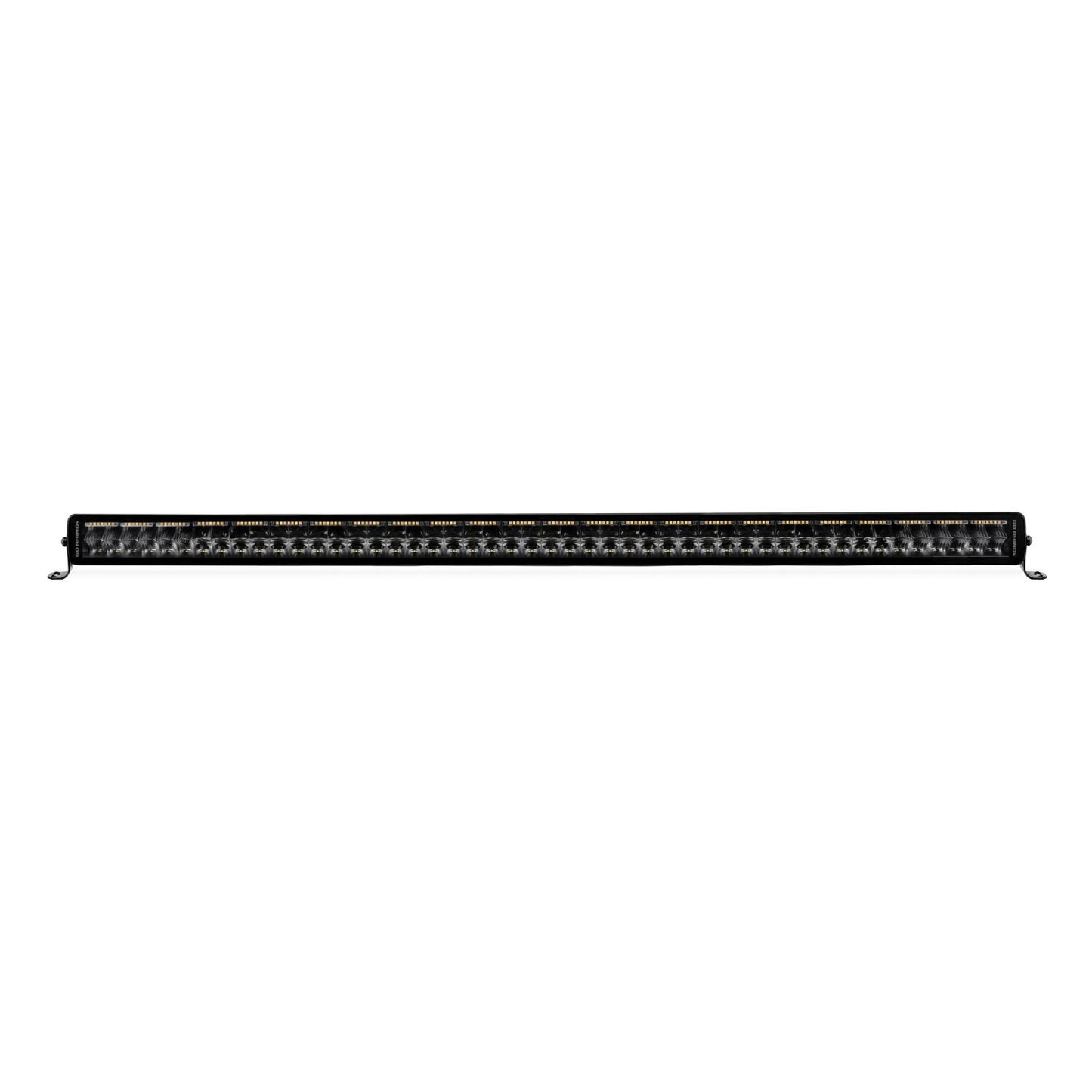 Go Rhino Blackout Combo Series Lights 50 Inch Double Row LED Light Bar With Amber Lighting Black Go Rhino