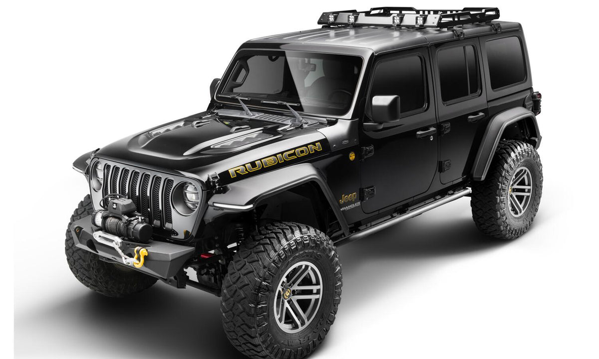 Trail Armor Cowl Guard For 2018-2022 Jeep Wrangler JL, 2-Door And 4-Door Bushwacker