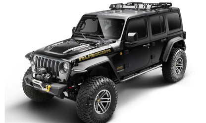 Trail Armor Cowl Guard For 2018-2022 Jeep Wrangler JL, 2-Door And 4-Door Bushwacker