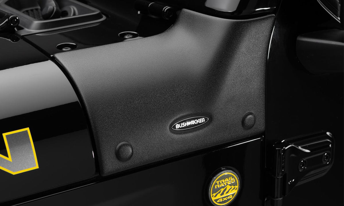 Trail Armor Cowl Guard For 2018-2022 Jeep Wrangler JL, 2-Door And 4-Door Bushwacker