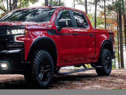 PowerStep Electric Running Boards Plug N Play System For 2014-2018 Silverado/Sierra 1500 (Incl 2019 Silverado LD/Sierra Limited) 2015-2019 Silverado/Sierra 2500/3500 (Excludes Diesel) Double and Crew Cab AMP Research
