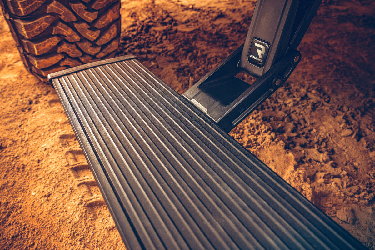 PowerStep Electric Running Boards Plug N Play System For 2019-2024 Ram 2500/3500 Gas Only All Cabs AMP Research