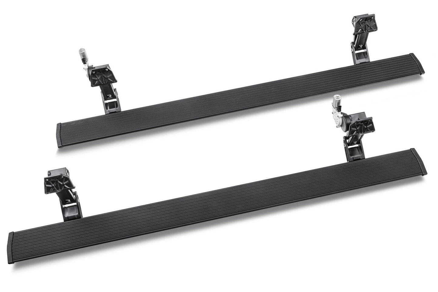 PowerStep Electric Running Boards Plug N Play System For 2017-2019 Silverado/Sierra 2500/3500 Diesel Only Double and Crew Cab AMP Research
