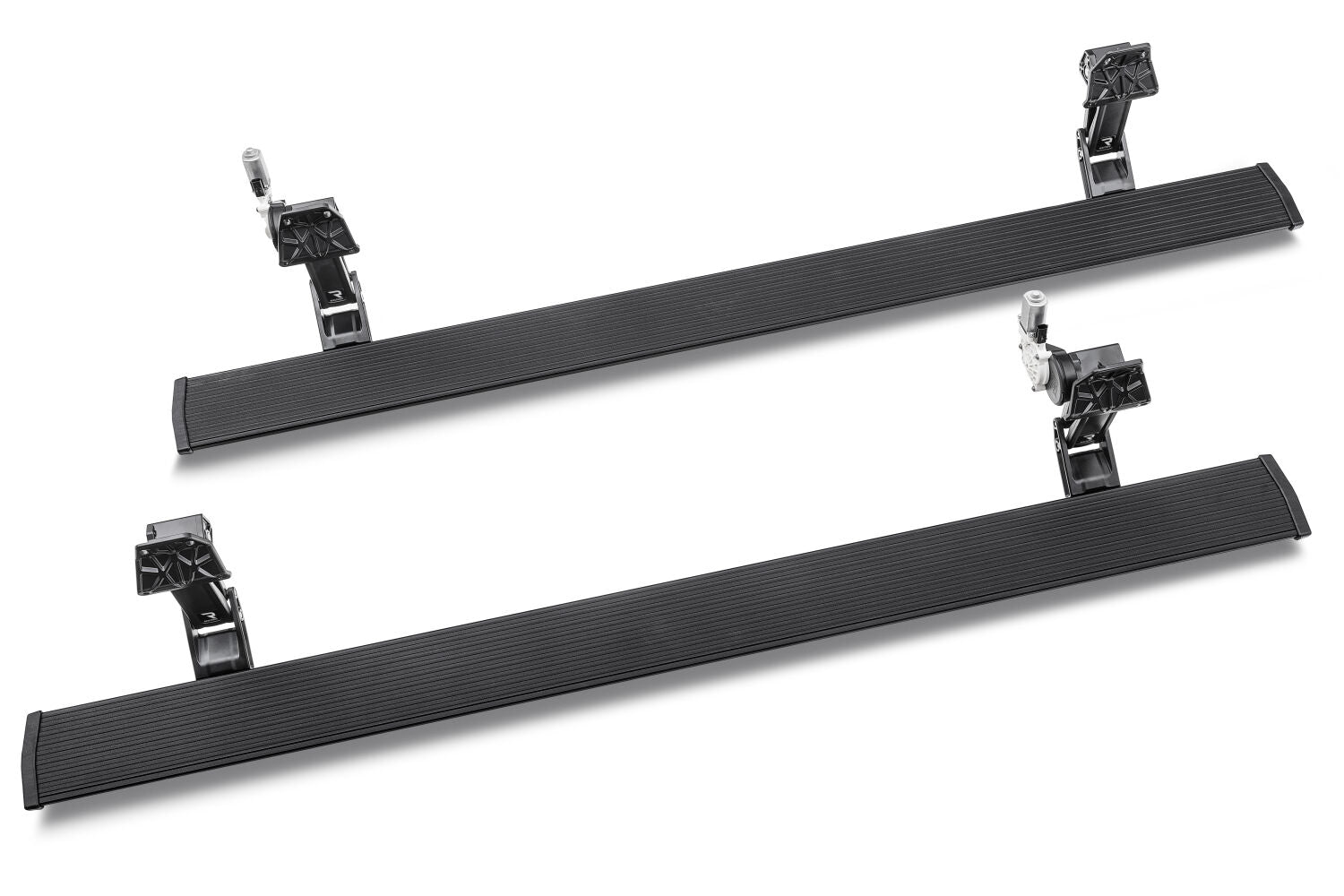 PowerStep Electric Running Boards Plug N Play System For 2017-2019 Silverado/Sierra 2500/3500 Diesel Only Double and Crew Cab AMP Research
