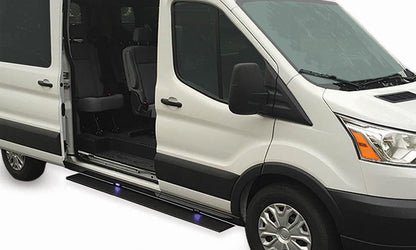 PowerStep Electric Running Boards Plug N Play System For 2019-2021 Mercedes-Benz Sprinter AMP Research