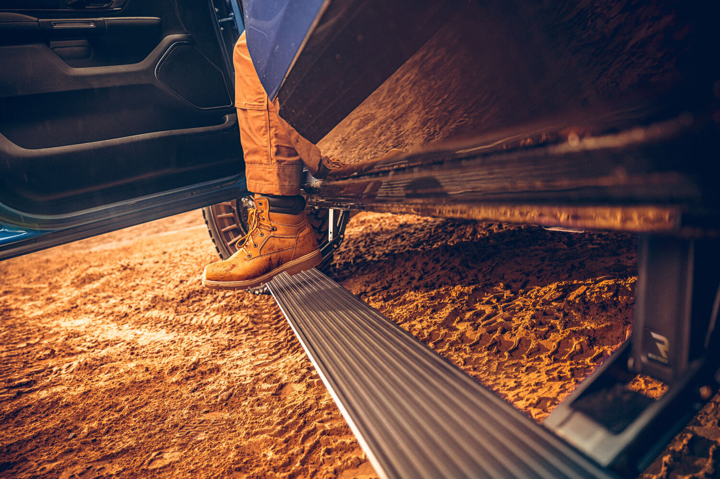 PowerStep Boards Plug N Play 25-26 Ram 1500 All Cabs Requires Air Tank Relocation Kit Diesel AMP Research