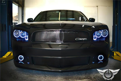 Oracle Dodge Charger 05-10 Triple Ring Halo Kit - ColorSHIFT w/ 2.0 Controller