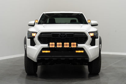 Diode Dynamics 2024 Toyota Tacoma SS5 Grille CrossLink Lightbar Kit - Sport Yellow Combo