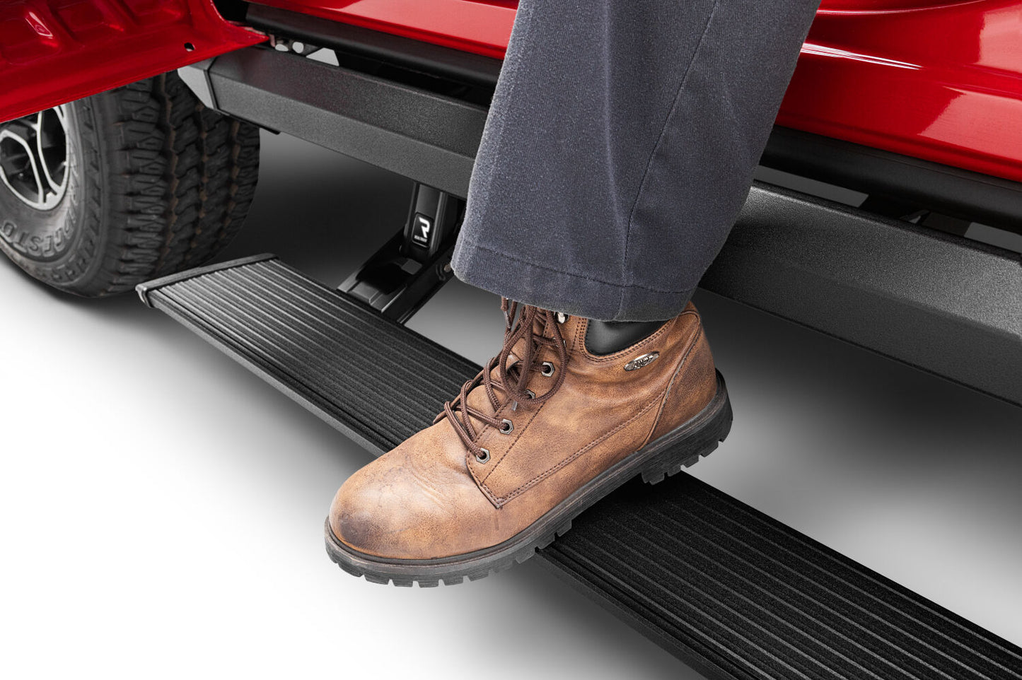 PowerStep XL Electric Running Boards For 21-25 FordF-150 CrewCab Excludes Powerboost 22-25 Lightning AMP Research