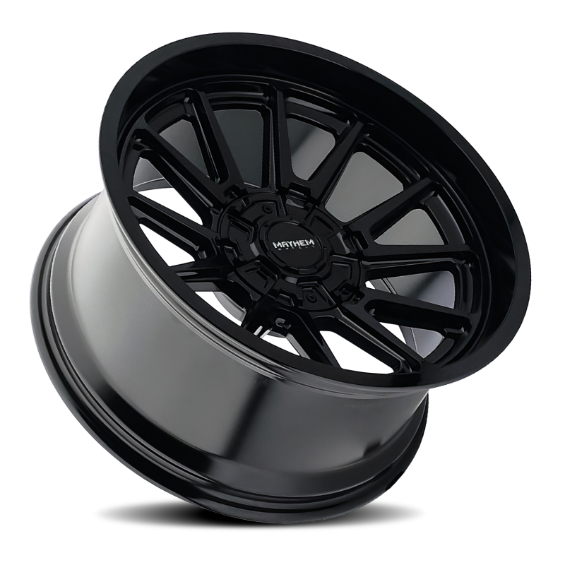 Mayhem 8116 Intrepid 18x9 / 8x165.1 BP / -12mm Offset / 125.2mm Hub Gloss Black Wheel