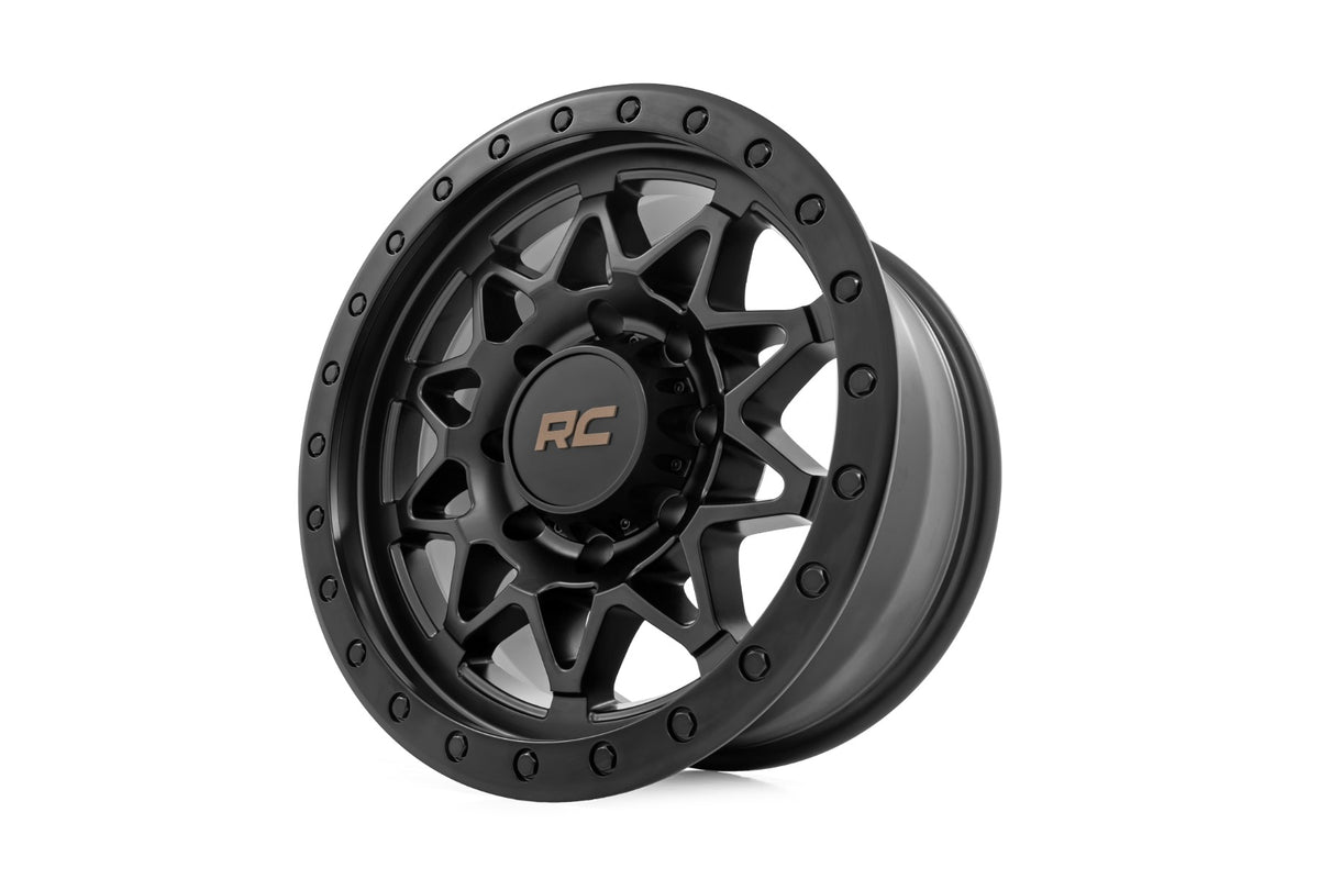 78 Series Wheel Simulated Beadlock Black 18x9 8x170 0mm Rough Country