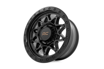 78 Series Wheel Simulated Beadlock Black 18x9 8x170 -12mm Rough Country