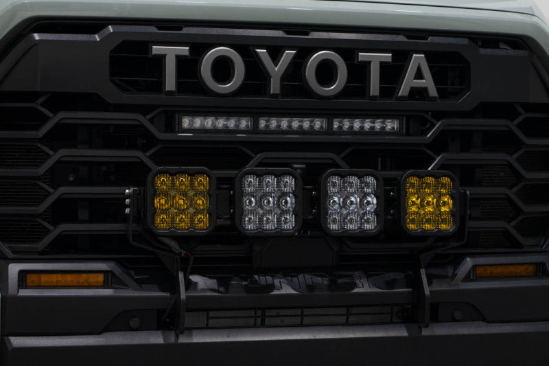 Diode Dynamics 2022 Toyota Tundra SS5 Grille CrossLink Lightbar Kit - Sport Yellow Combo