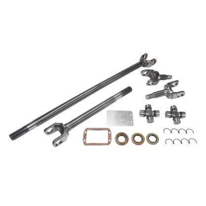 USA Standard 4340 Chrome-Moly Replacement Axle Kit For TJ/XJ/YJ/WJ/Zj Front / Dana 30 / 27 Spline