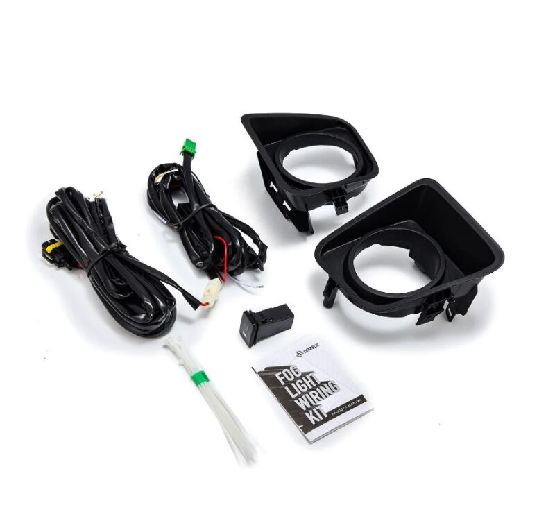 AlphaRex 09-12 Toyota RAV4 Bezel & Wiring Kit (Does Not Include Fog Lights)
