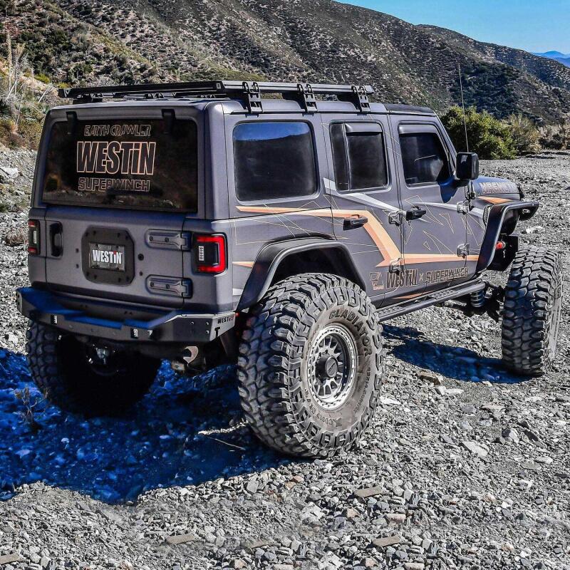 Westin 18-25 Jeep Wrangler JL XTS Rear Bumper - Textured Black