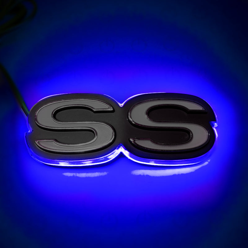 Oracle Chevrolet Camaro SS Illuminated Emblem - Blue