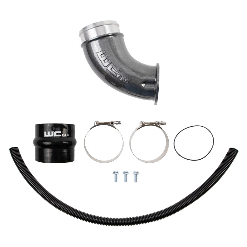 Wehrli 01-04 Duramax LB7 4in High Flow Intake Horn - Bronze Chrome
