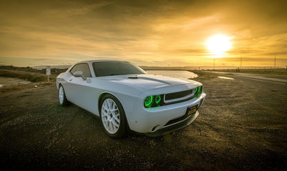 Oracle Dodge Challenger 08-14 Halo Kit (NonProjectorHL) - ColorSHIFT w/ BC1 Controller