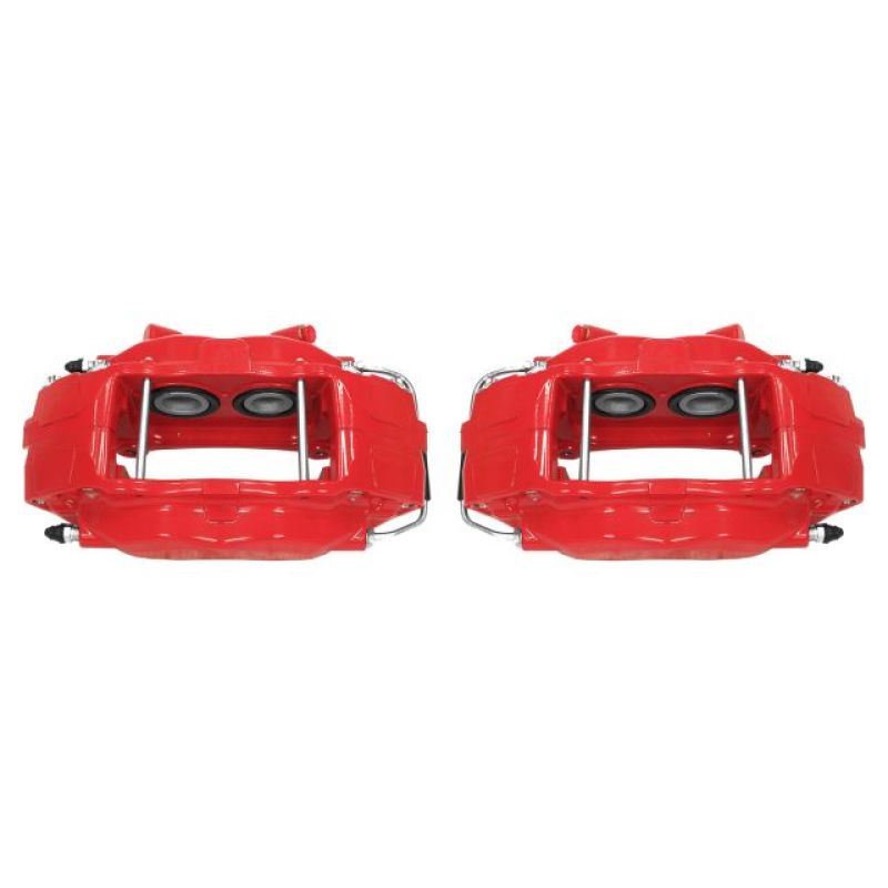 Power Stop 07-14 Ford Mustang Front Red Calipers w/o Brackets - Pair