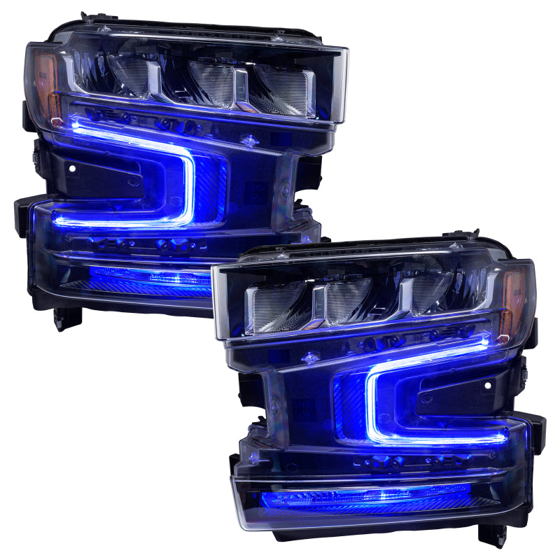 Oracle 19-21 Chevy Silverado 1500 RGB+W Headlight DRL Kit - w/ Simple Controller