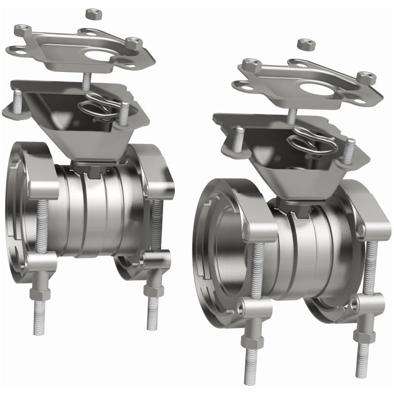 MagnaFlow 2018 Ford Mustang V8-5.0LGAS Exhaust Acc - 2.5in ID/OD - 304SS - Integrated V-Band Flanges