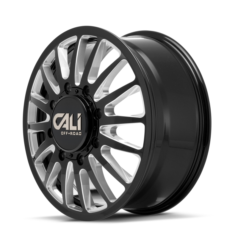 Cali Off-Road 9110D Summit Dually 20x8.25 / 8x210 BP / 115mm Offset / 154.2mm Hub Gls Blk Mill Wheel