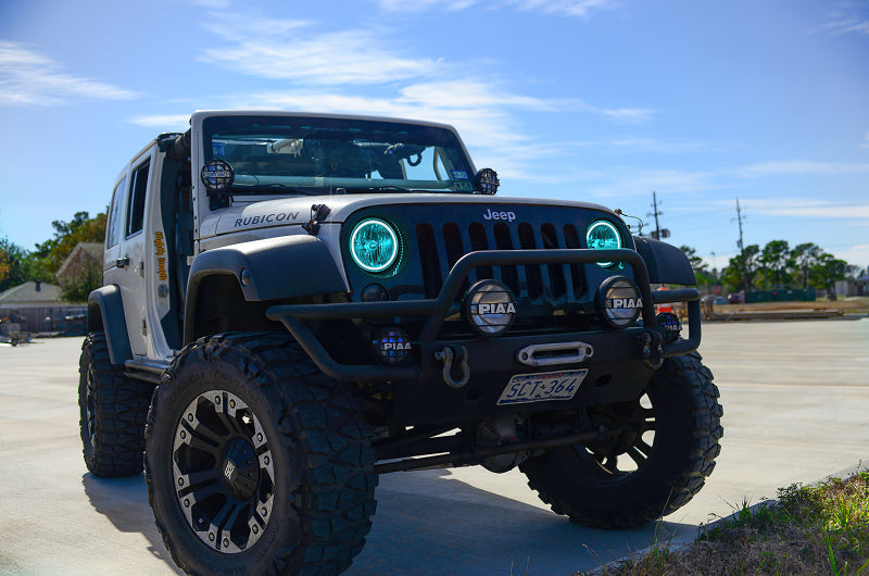Oracle Jeep Wrangler 07-17 Halo Kit - ColorSHIFT w/o Controller