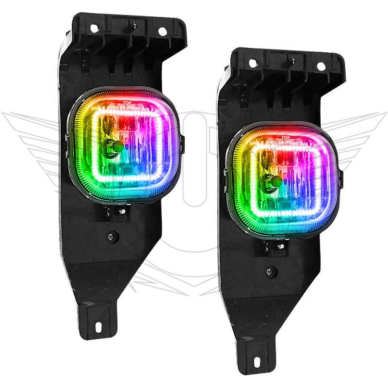 Oracle Ford F-250/350 05-07 LED Fog Halo Kit - ColorSHIFT