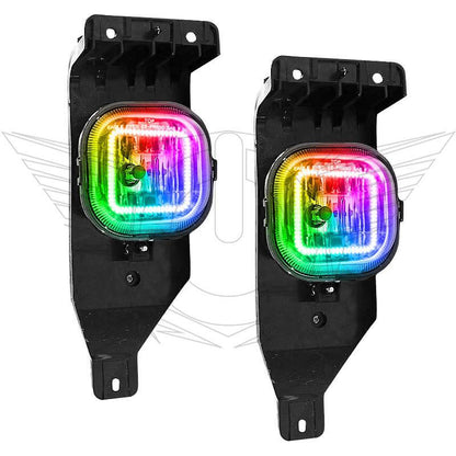Oracle Ford F-250/350 05-07 LED Fog Halo Kit - ColorSHIFT